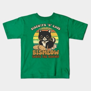 Bismeow - Taste The Biscuit Kids T-Shirt